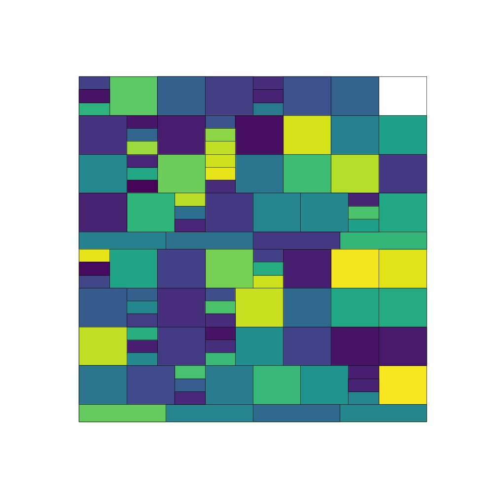 Random artwork of boxes