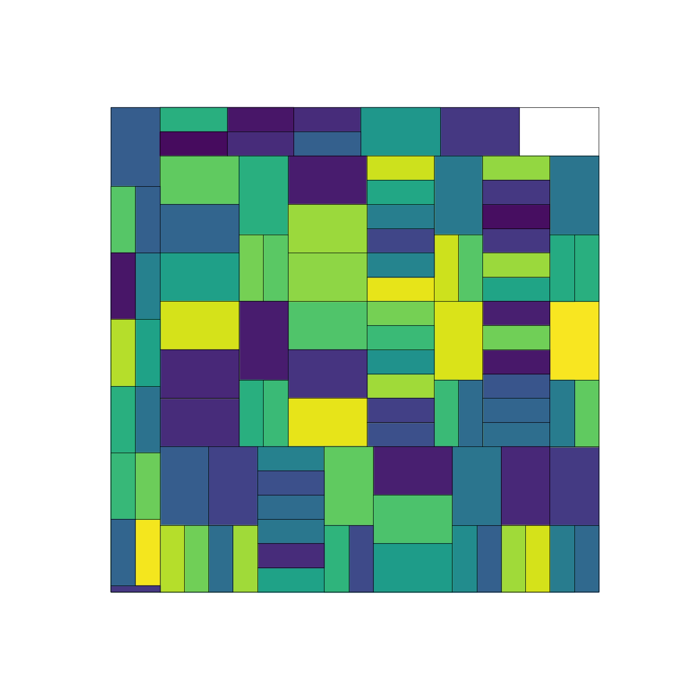 Random artwork of boxes